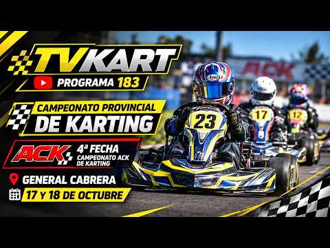 🏁 TVKART PROGRAMA 183 | Karting provincial y ACK en General Cabrera¡La pasión por el karting!