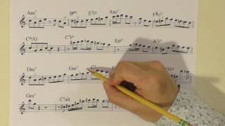 Sax Lesson 031 Tenor Man’s Ghost Note : I Hear A Rhapsody by Coltrane
