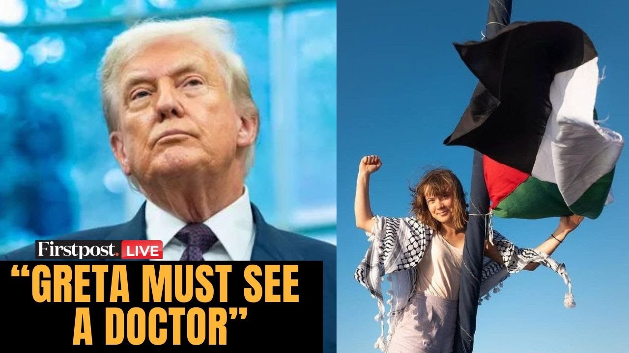 LIVE: Greta is "So Angry, So Crazy" | Trump Advises Greta Thunberg to Seek a Doctor | Sumud Flotilla