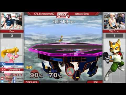 CFL Smackdown 90 Melee - Oaty (Peach) vs SS Colbol (Fox) - Winners Semis