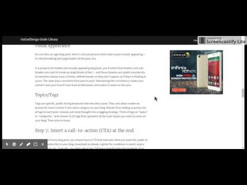 How to Write a Blog Post – GCD Guide