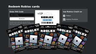 Roblox Redeem Codes Gift Card