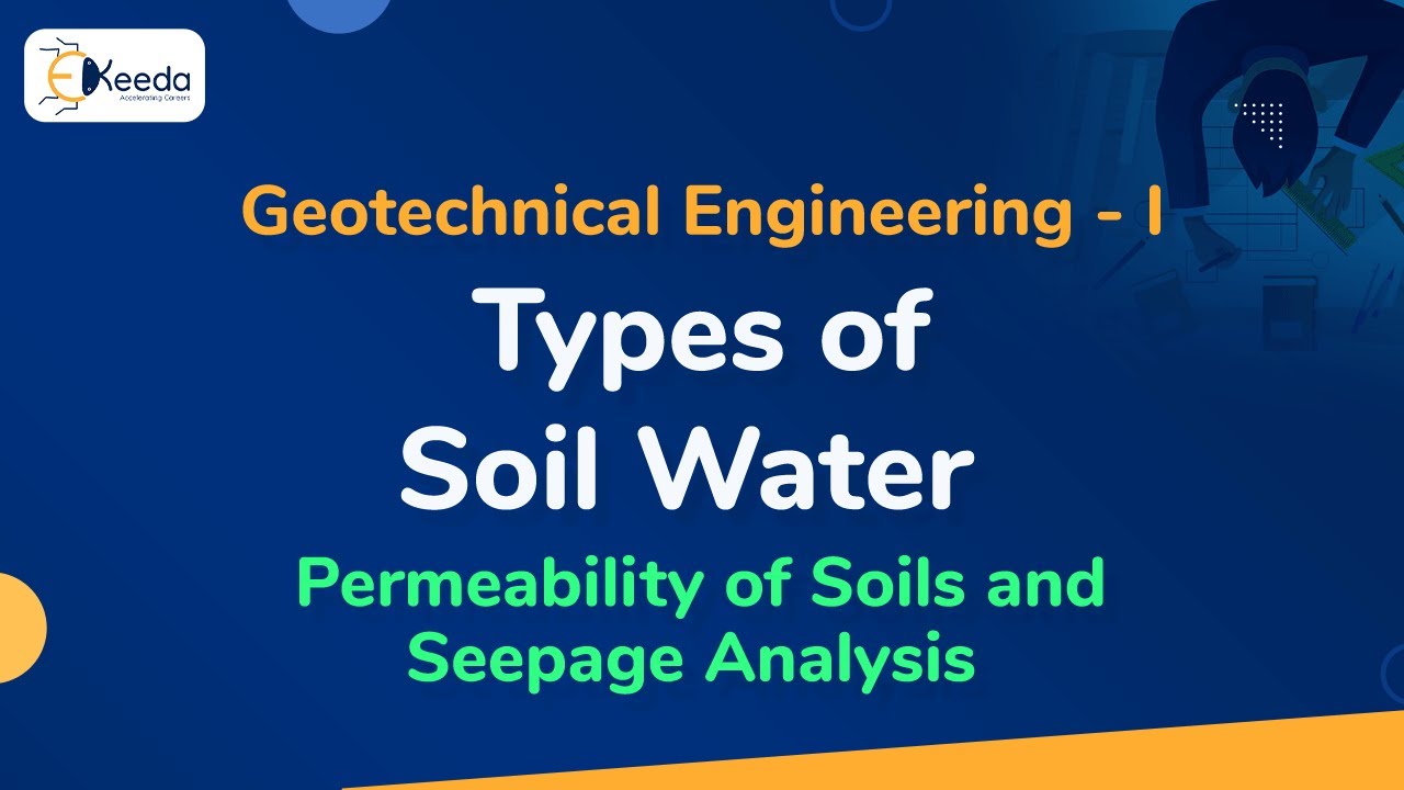 Types of Soil Water - Permeability of Soils and Seepage Analysis - Geotechnical Engineering 1
