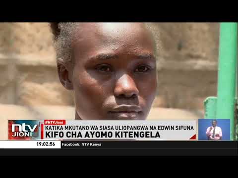 Kijana Vincent Ayomo, aliyepigwa risasi na kuuawa katika mkutano wa Edwin Sifuna Kitengela