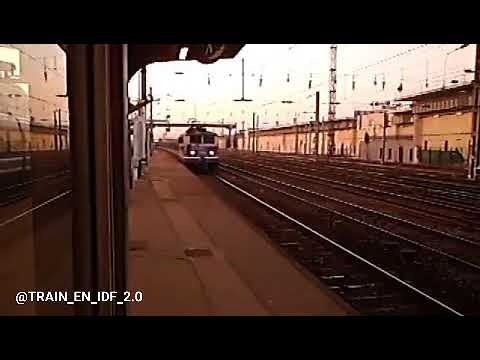 BB17000- Une bb 17000 en voyage  en tête d’une rame rib transilien en 2015