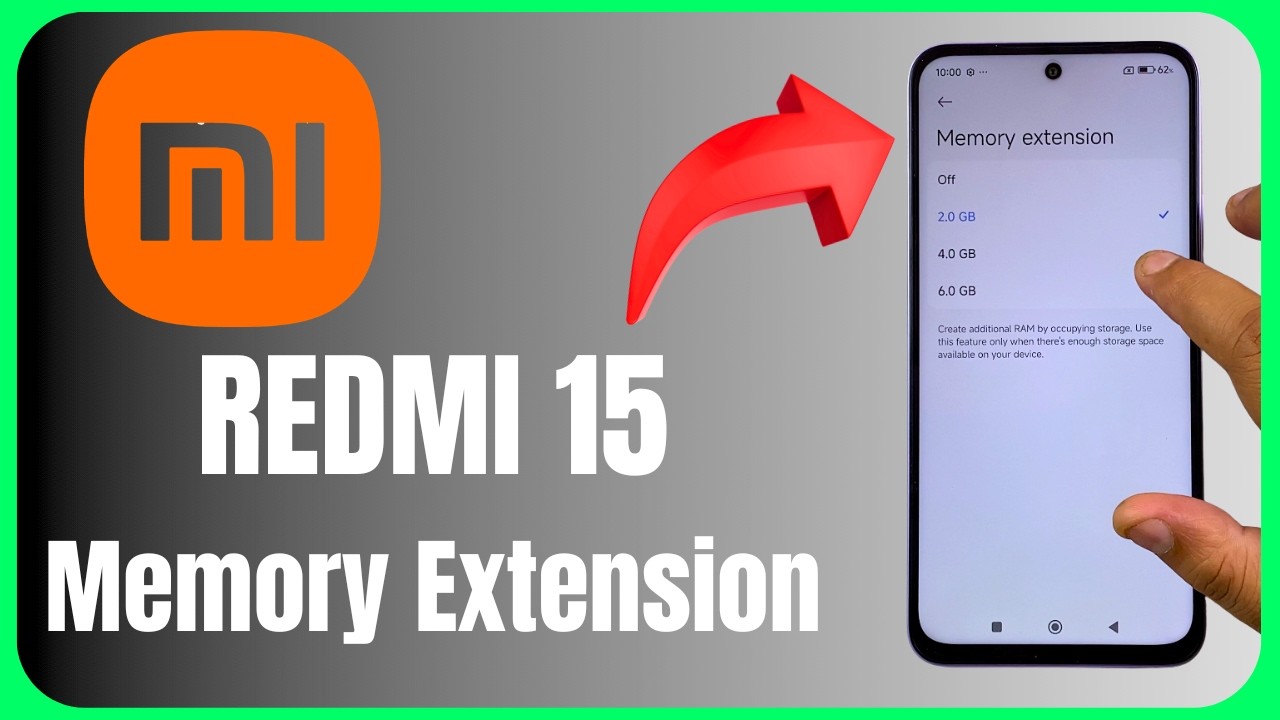 ⚡ Redmi 15 RAM Plus 😱📱 | Memory Extension Settings Tutorial