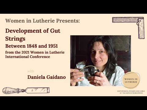 Development of Gut Strings between 1848 and 1951