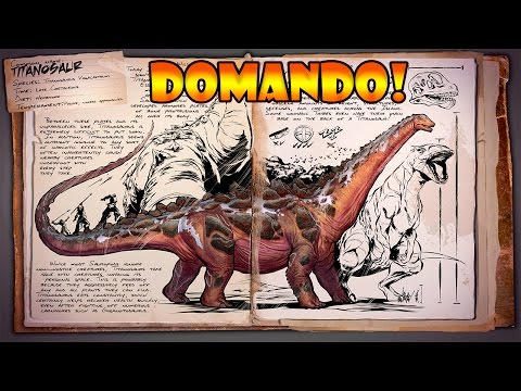 DOMANDO O TITANOSSAURO DOS ALIADOS!!! ---- ARK VANILLA #11
