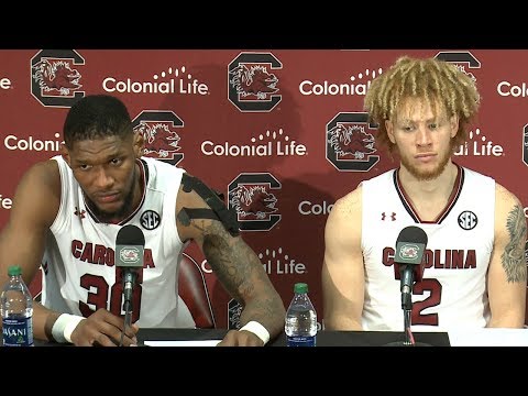 POSTGAME: Chris Silva, Hassani Gravett on Clemson — 12/22/18