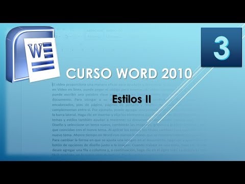 Curso Word 2010 AV Estilos II Vídeo 3