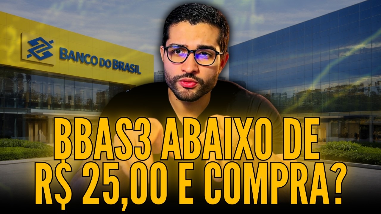BANCO DO BRASIL ESTÁ BARATO DEMAIS PARA IGNORAR ABAIXO DE R$ 25,00? DY PROJETIVO DE 12%?