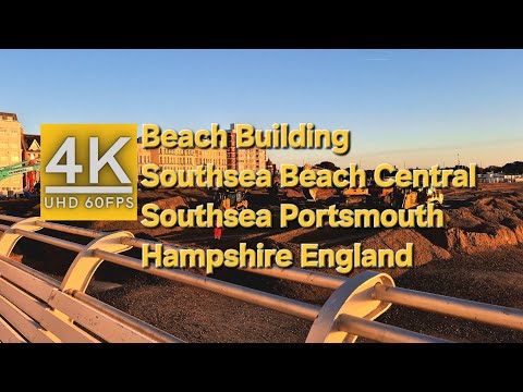 Morning POV Walk | Southsea Beach Widening | Southsea Portsmouth UK | Nov 2025