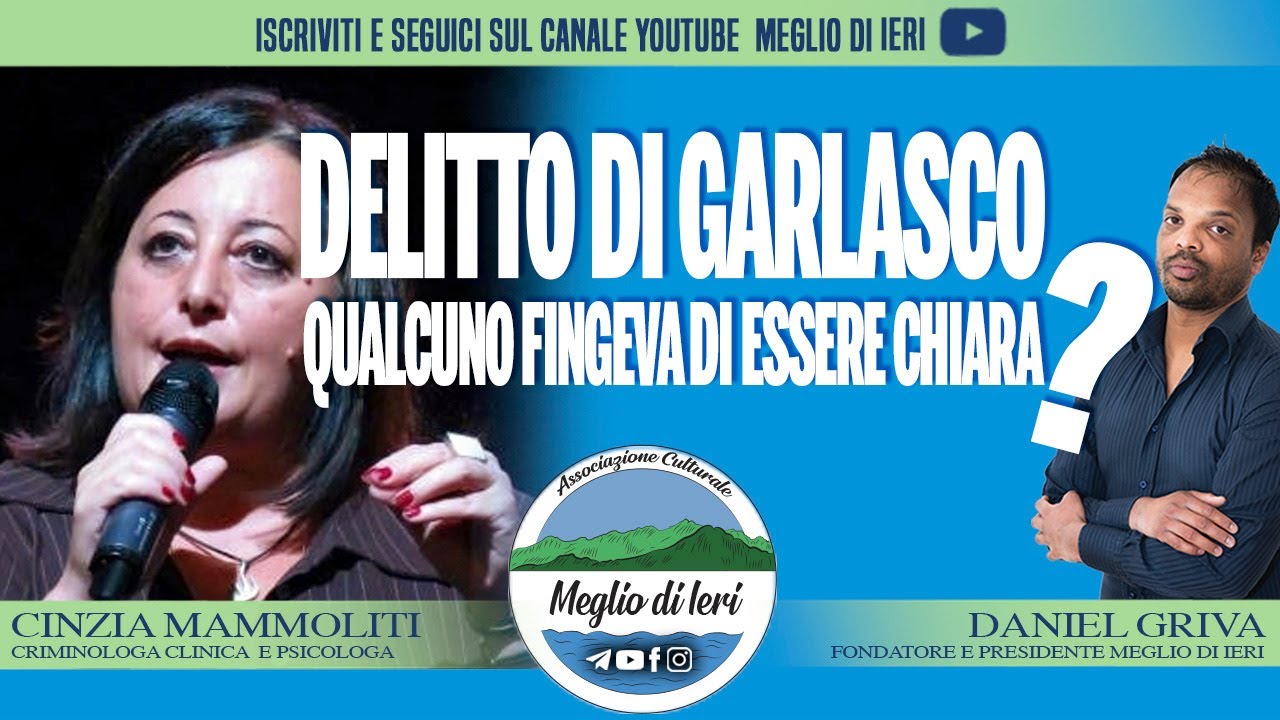 Delitto di Garlasco, qualcuno fingeva di essere Chiara? CINZIA MAMMOLITI - Criminologa