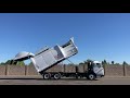 2010 Autocar McNeilus AutoReach CNG 32 YD Side Loader For Sale