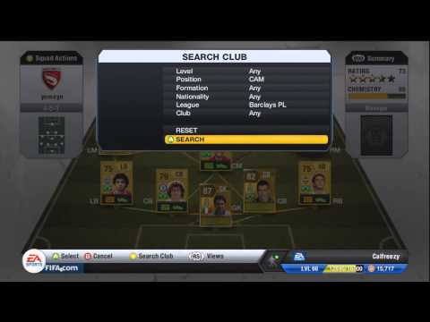 FIFA 13 - 4-5-1 Squad - My Thoughts