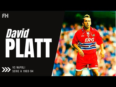 David Platt ● Goal and Skills ● Napoli 1:2 Sampdoria ● Serie A 1993-94