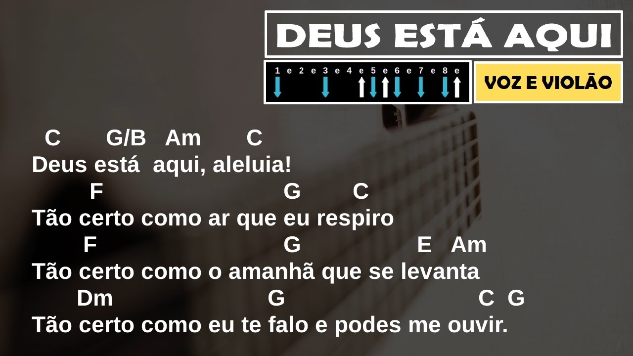 DEUS ESTÁ AQUI - Corinhos Evangélicos 
