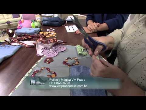 Mulher.com 07/06/2013 Vivi Prado - Bolsa com reciclagem jeans Parte 2/2