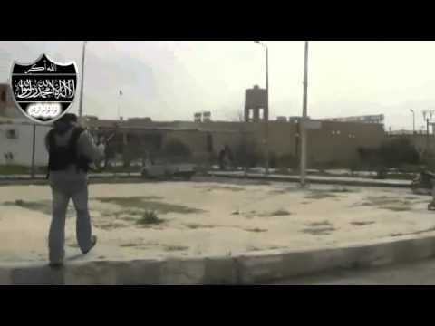 جولة داخل سجن رقة المركز ي بعد السيطرة عليه من قبل لواء ثوار الرقة