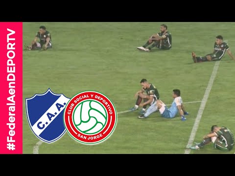 SENTADA de San Jorge de Tucumán en plena final ante Alvarado - Federal A - Vuelta - Révalida