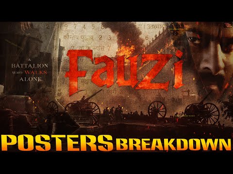 FAUZI POSTER BREAKDOWN | The Surprising Facts You Never Knew 🔥 | Prabhas