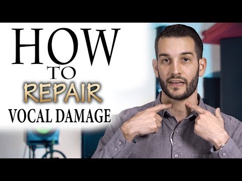 voice therapy to repair vocal damage
