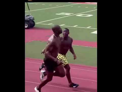 Terrell Owens races James harden 4.40 40time