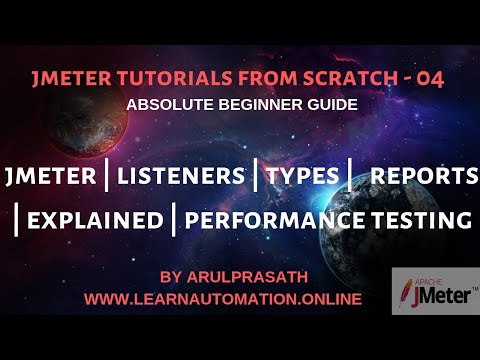 JMeter Tutorials | 04 | Listeners and types Explained | Performance Testing | Tamil