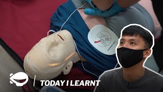How to Perform CPR and use the AED (on women)  Tod