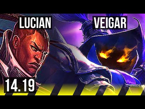 LUCIAN & Rell vs VEIGAR & Senna (ADC) | 13/3/2 | EUW Master | 14.19