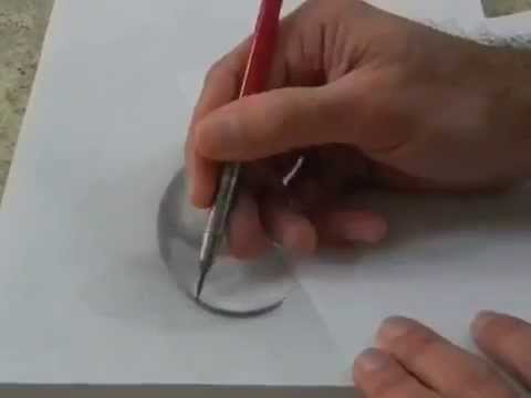 How To Draw 3d ball With Pencils Step by step