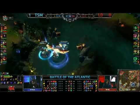 TSM Dyrus Shyvana VS LD Game 2 Highlights   Battle Of The Atlantic HQ