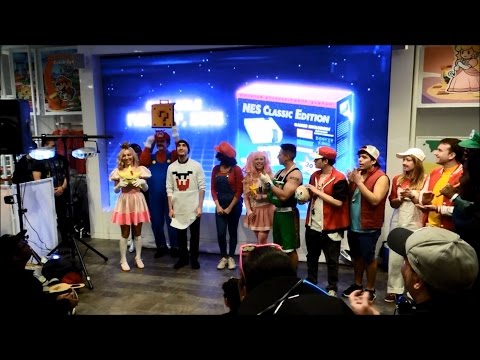 NES Classic Edition Launch Party at Nintendo NY