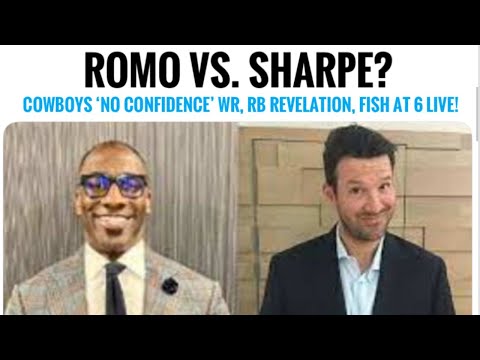 #Cowboys Fish at 6 LIVE! Romo vs. Sharpe, WR 'No Confidence,' RB Reveal