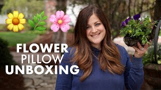 Container Gardens Made Easy with Flower Pillows!