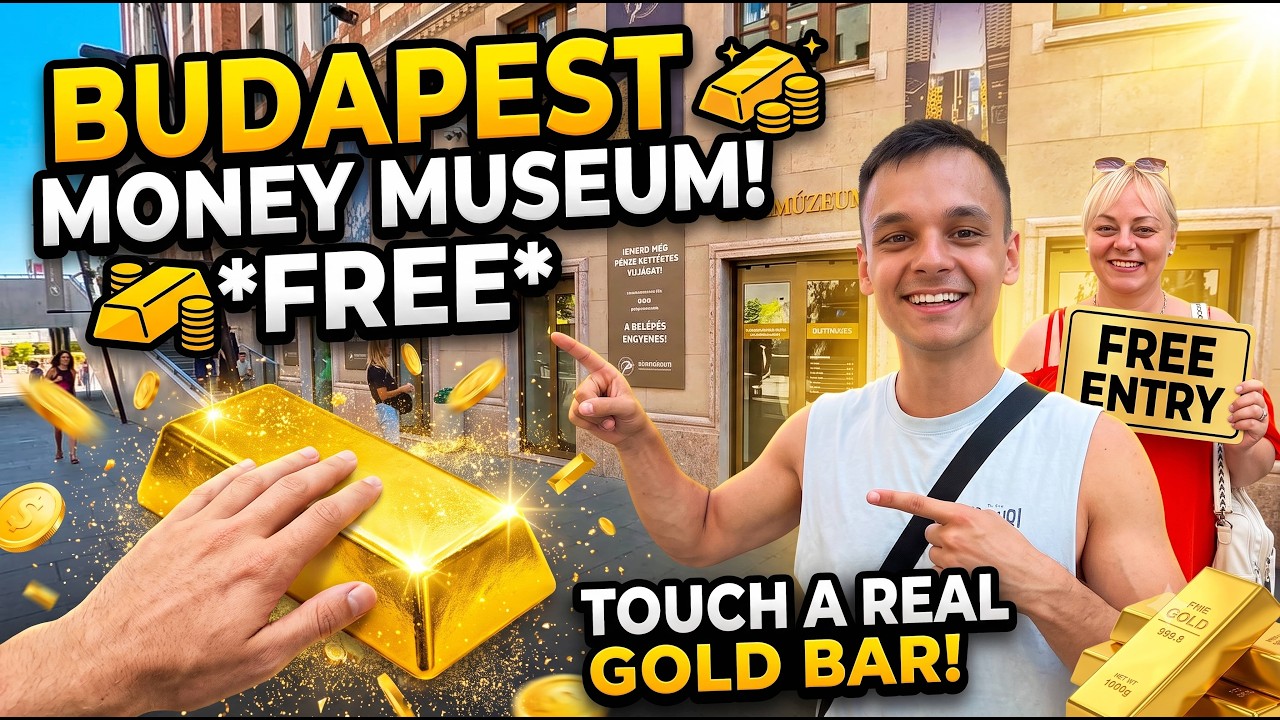 Alex Unpacked visiting the Hungarian Money Museum in Budapest