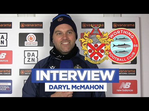 "WE WERE A THREAT ALL NIGHT" Daryl McMahon on Hornchurch v Worthing