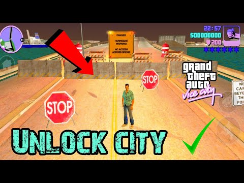 How to unlock full map in gta vice city in android | Hidden Place #GTAVC Secret Locked