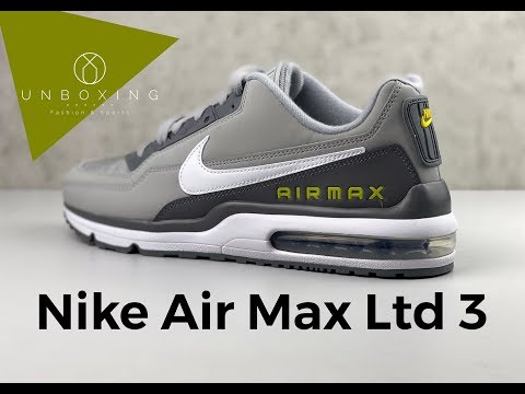 nike air max ltd black and grey