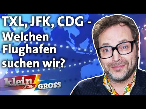 Wer erkennt mehr Flughäfen nur anhand der Kürzel? Paul Panzer vs. David (8) | Klein gegen Groß