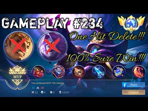 Cyclops MVP Gameplay #234 (Best Build One Hit Delete Gatotkaca & Moskov!) - MLBB