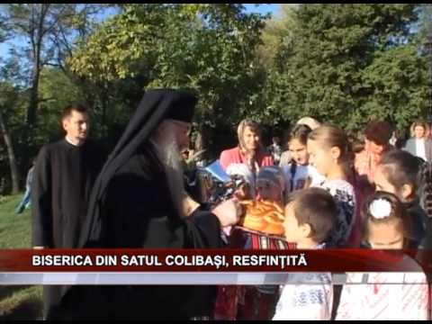 Biserica din satul Colibasi, resfintită
