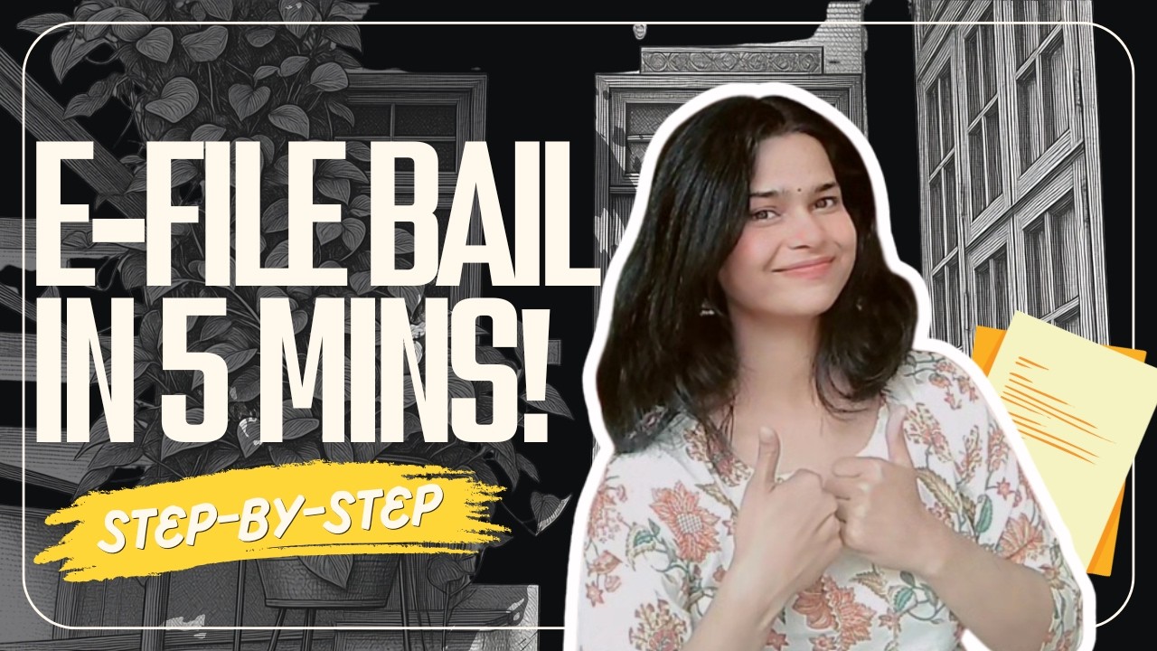 How to E-File a Bail Application online| Step-by-Step | File Bail Application Without Going to Court