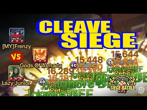 Let's GO CLEAVE our way to 100% Win Rate!! Top Tier G3 Siege Battle! - Summoners War