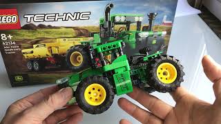 Da isser! Mit 3 zusätzlichen Funktionen, die Lego gespart hat! Lego Technic 42136-John Deere Tractor