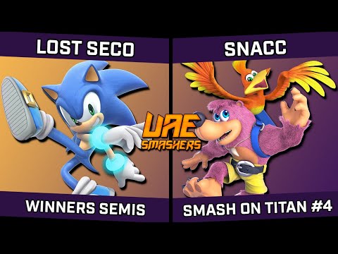 LOST | Seco (Sonic) vs Snacc (Banjo) - Smash on Titan #4