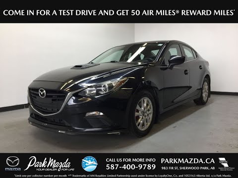 BLACK 2014 Mazda Mazda3  Review Sherwood Park Alberta - Park Mazda