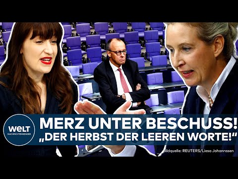 BUNDESTAGS-DEBATTE: Opposition rechnet ab! Kanzler Merz von AfD und Linke in die Mangel genommen!