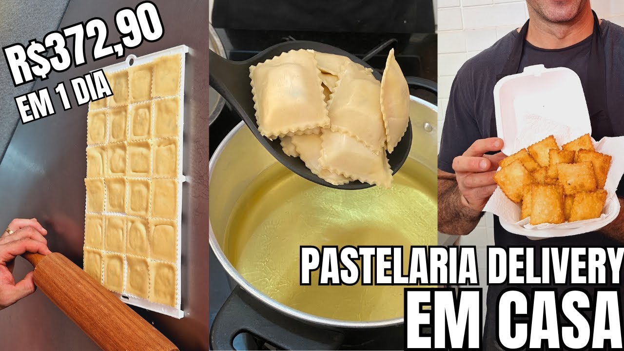 PASTELARIA DELIVERY Como EU TRABALHO Em CASA Vendendo PASTÉIS I COMO ABRIR UMA PASTELARIA EM CASA!