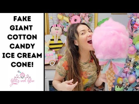 YouTube video about: How to make large fake candy decorations?